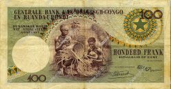100 Francs CONGO BELGE  1956 P.33a TTB