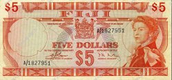 5 Dollars FIDJI  1974 P.073a TTB