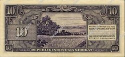 10 Rupiah INDONÉSIE  1950 P.037 SUP