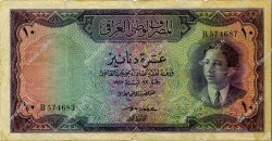 10 Dinars IRAK  1947 P.031 TB
