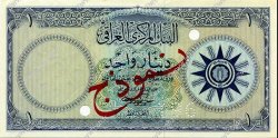 1 Dinar Spécimen IRAK  1959 P.053s SPL