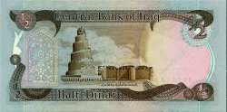 1/2 Dinar IRAK  1980 P.068a NEUF