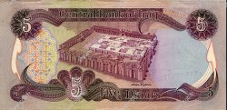 5 Dinars IRAK  1980 P.070a SUP+