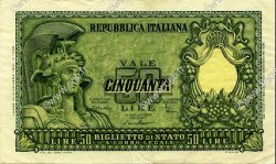 50 Lire ITALIE  1951 P.091a SUP