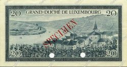 20 Francs Spécimen LUXEMBOURG  1955 P.49s SPL