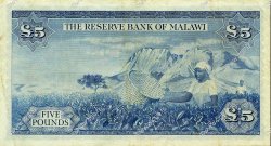5 Pounds MALAWI  1964 P.04 TTB