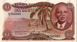 1 Kwacha MALAWI  1975 P.10c NEUF