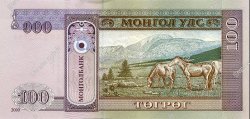 100 Tugrik MONGOLIA  2000 P.65a UNC