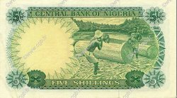 5 Shillings NIGERIA  1968 P.10a SUP+