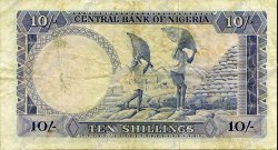 10 Shillings NIGERIA  1968 P.11b TB à TTB