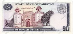 50 Rupees PAKISTAN  1986 P.40 ST
