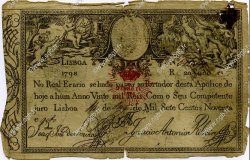 20000 Reis PORTUGAL  1826 P.030 B+