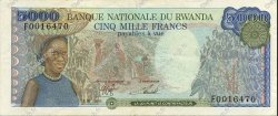 5000 Francs RWANDA  1988 P.22 TTB