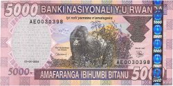 5000 Francs RWANDA  2004 P.33 NEUF