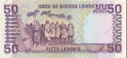 50 Leones SIERRA LEONE  1989 P.17b NEUF
