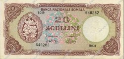 20 Scellini SOMALIE  1971 P.15a TTB
