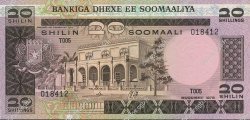 20 Shilin SOMALIE  1978 P.23a SPL