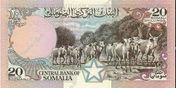 20 Shilin SOMALIE  1986 P.33b NEUF
