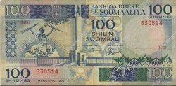 100 Shilin SOMALIE  1986 P.35b TB