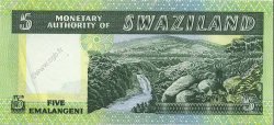 5 Emalangeni SWAZILAND  1974 P.03a pr.NEUF