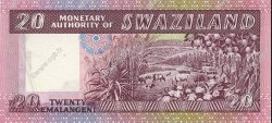 20 Emalangeni SWAZILAND  1974 P.05a pr.NEUF
