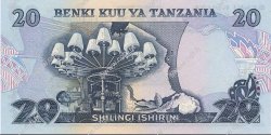 20 Shillings TANZANIE  1978 P.07b NEUF
