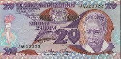 20 Shillings TANZANIE  1985 P.09 pr.SUP