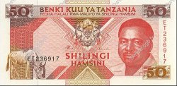 50 Shillings TANZANIE  1993 P.23 NEUF