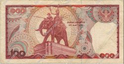 100 Baht THAÏLANDE  1978 P.089 TB+