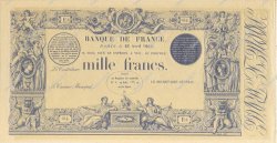 1000 Francs 1862 à la griffe bleue Épreuve FRANCE  1863 F.A36.00 SPL