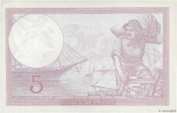 5 Francs FEMME CASQUÉE modifié FRANCIA  1939 F.04.08 AU+
