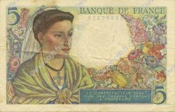5 Francs BERGER FRANCE  1945 F.05.06 TTB+