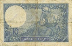 10 Francs MINERVE FRANCE  1916 F.06.01 TB