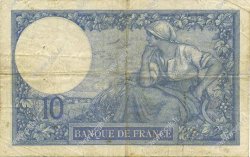 10 Francs MINERVE FRANCE  1917 F.06.02 TB+