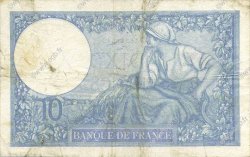 10 Francs MINERVE modifié FRANCE  1939 F.07.07 TTB