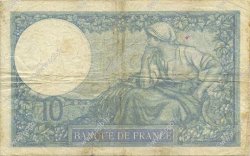10 Francs MINERVE modifié FRANCE  1939 F.07.10 TB
