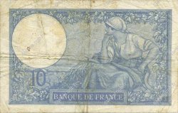 10 Francs MINERVE modifié FRANCE  1939 F.07.12 pr.TTB