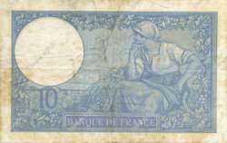 10 Francs MINERVE modifié FRANCE  1939 F.07.13 TTB