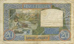 20 Francs TRAVAIL ET SCIENCE FRANCE  1941 F.12.18 TB+