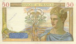 50 Francs CÉRÈS FRANCE  1937 F.17.39 TTB+