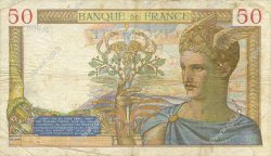 50 Francs CÉRÈS modifié FRANCE  1938 F.18.18 TB
