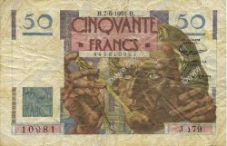 50 Francs LE VERRIER FRANCE  1951 F.20.18 pr.TB