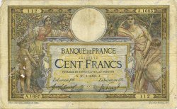 100 Francs LUC OLIVIER MERSON sans LOM FRANCE  1913 F.23.05 B