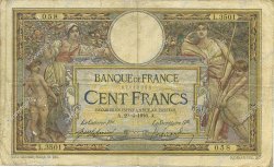 100 Francs LUC OLIVIER MERSON sans LOM FRANCE  1916 F.23.08 B