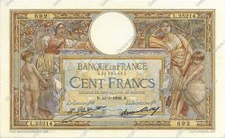 100 Francs LUC OLIVIER MERSON grands cartouches FRANCE  1929 F.24.08 SUP à SPL