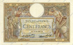 100 Francs LUC OLIVIER MERSON grands cartouches FRANCE  1930 F.24.09