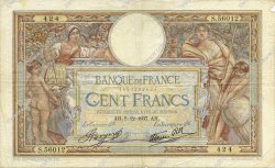 100 Francs LUC OLIVIER MERSON type modifié FRANCE  1937 F.25.04 TB