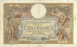 100 Francs LUC OLIVIER MERSON type modifié FRANCE  1938 F.25.09 pr.TTB