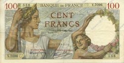 100 Francs SULLY FRANCE  1940 F.26.22