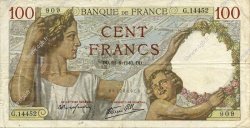 100 Francs SULLY FRANCE  1940 F.26.37 TTB